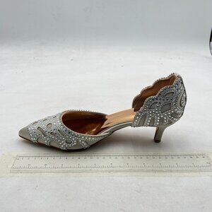 XYD Silver Embellished Heels